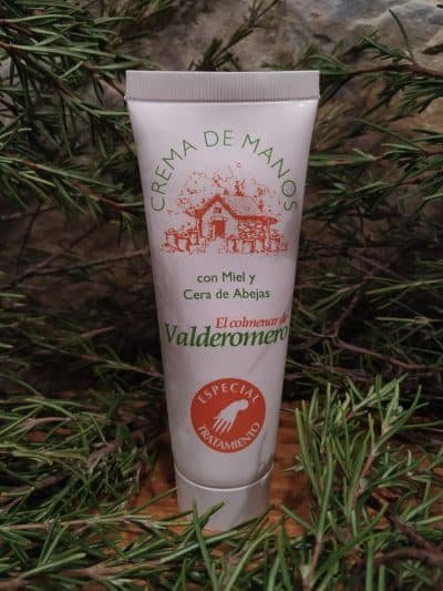 crema de manos con cera de abeja