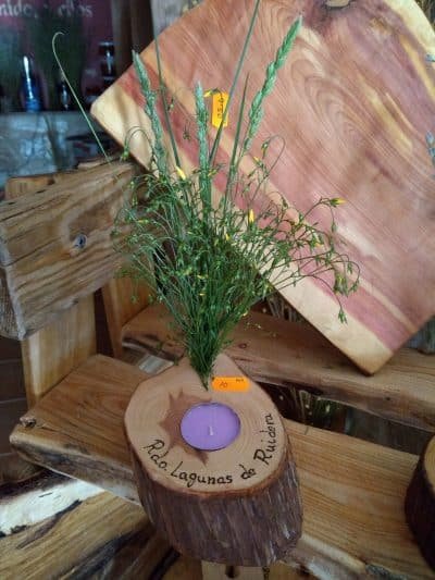 Soporte para Velas con Ramillete