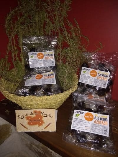 Comprar caramelos de miel ajo negro y azafran