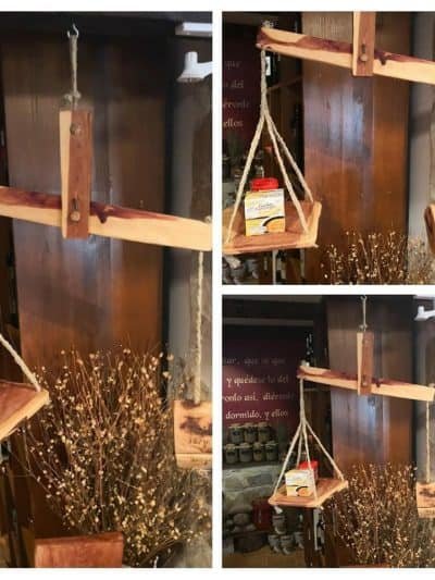 Balanza de Madera y Esparto