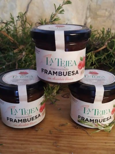 Mermelada de FRAMBUESA CON CHOCOLATE BLANCO
