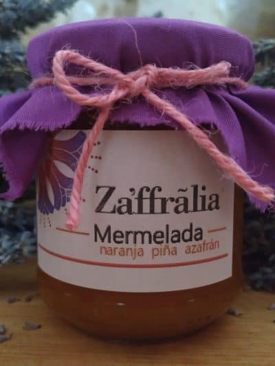 Mermelada de Naranja y Piña con Azafrán