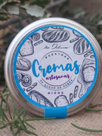 Crema de Queso con Queso de Cabra e Higos