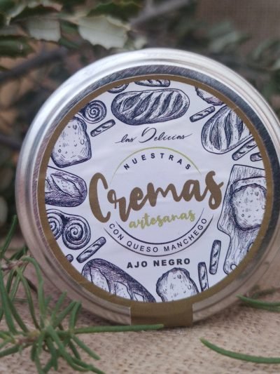 Crema de Queso Artesana con AJO NEGRO
