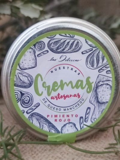 Crema de Queso Artesana con PIMIENTO ROJO