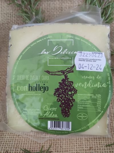 Queso de Oveja y Cabra Curado en Hollejo