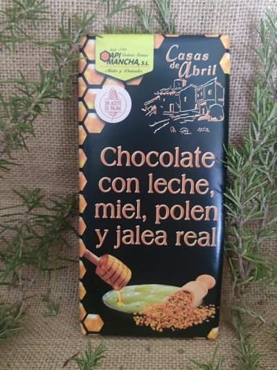 Chocolate con Leche, Miel, polen y jalea real