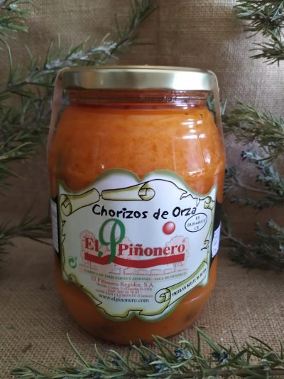 CHORIZOS DE ORZA EN ACEITE DE OLIVA